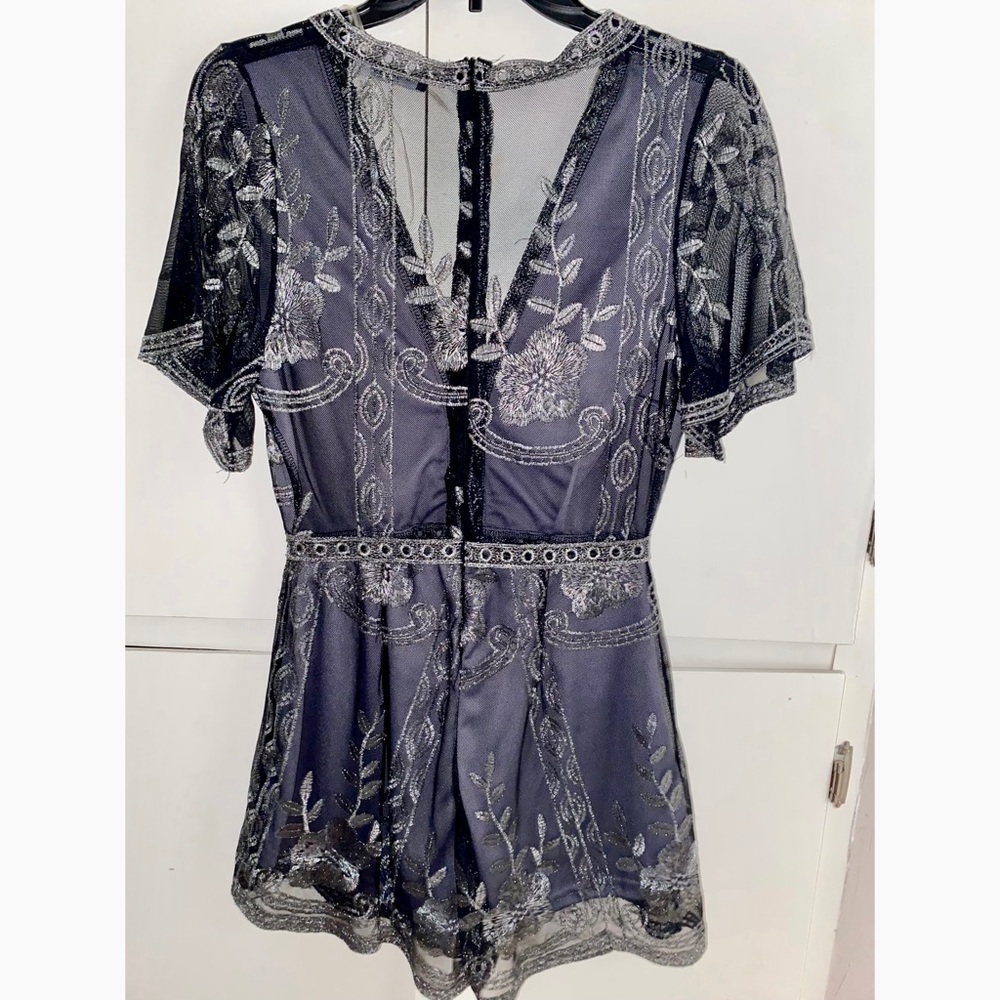 CHARCOAL ROMPER - Picture 5 of 6